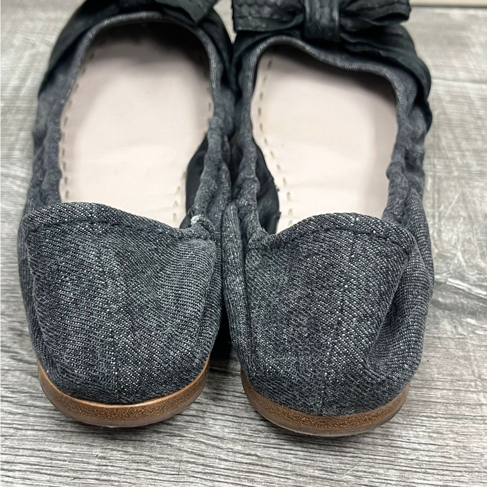 Miu Miu Denim Bow Flats - Picture 5 of 6
